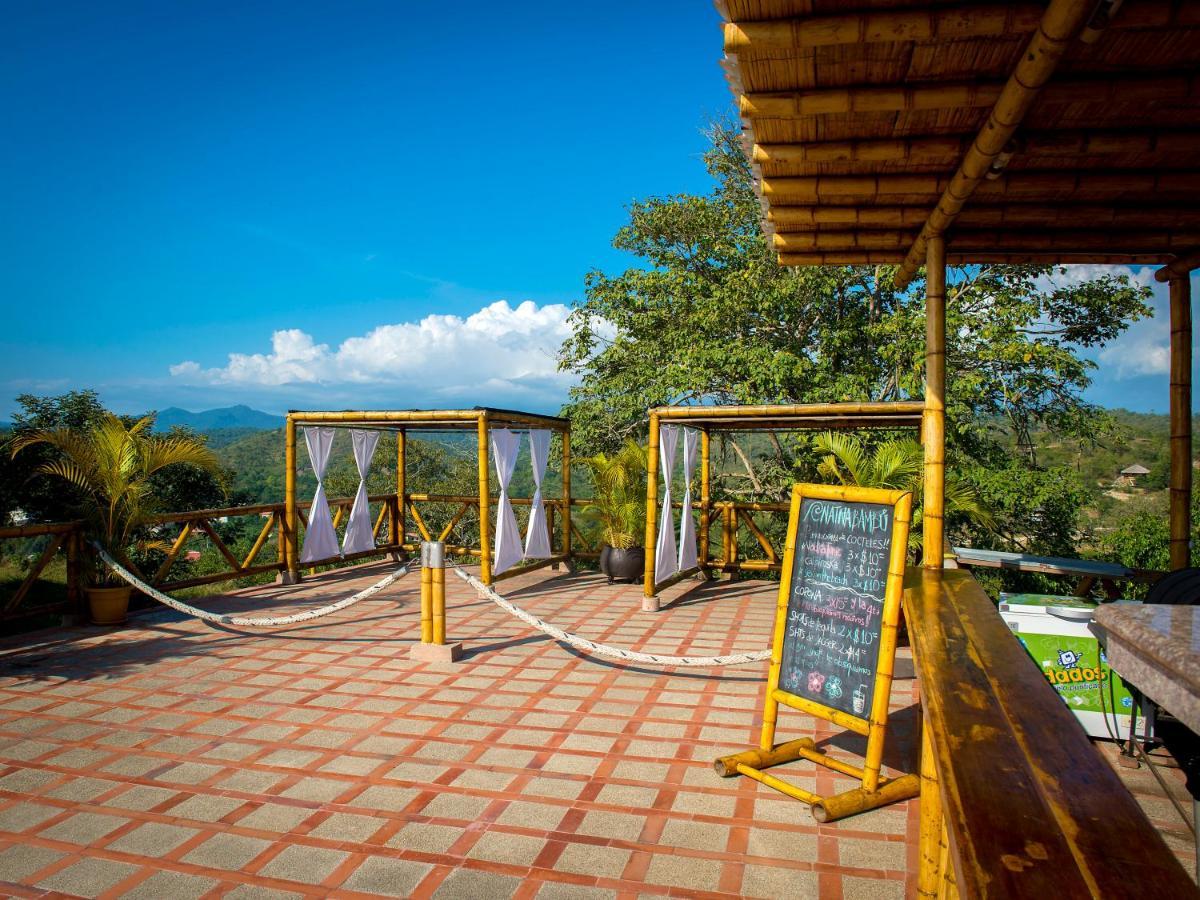 Nativa Bambu Ecolodge Montañita Eksteriør billede