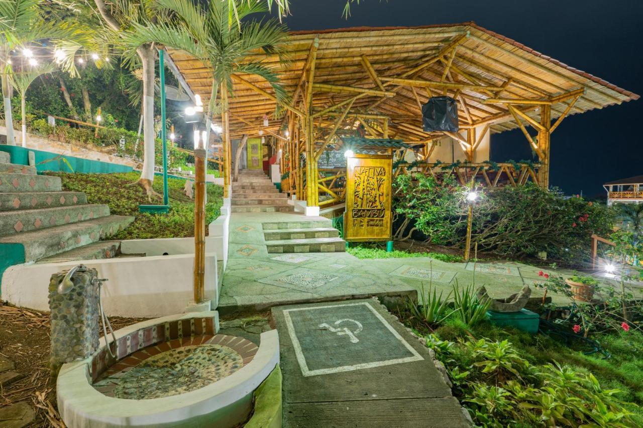 Nativa Bambu Ecolodge Montañita Eksteriør billede