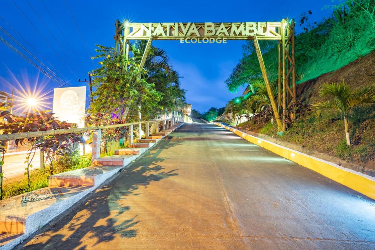 Nativa Bambu Ecolodge Montañita Eksteriør billede