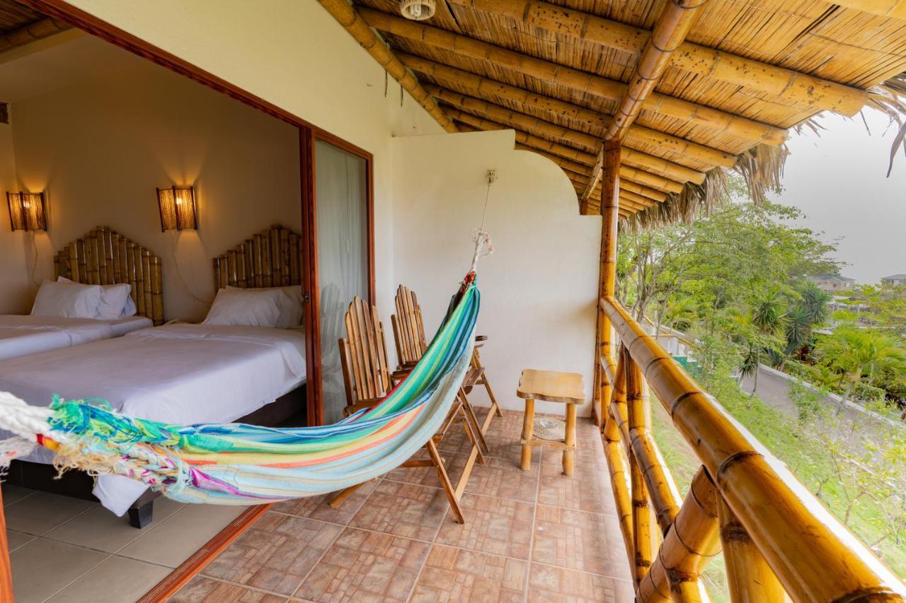 Nativa Bambu Ecolodge Montañita Eksteriør billede